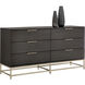 Rebel Gold / Charcoal Grey Dresser, Small